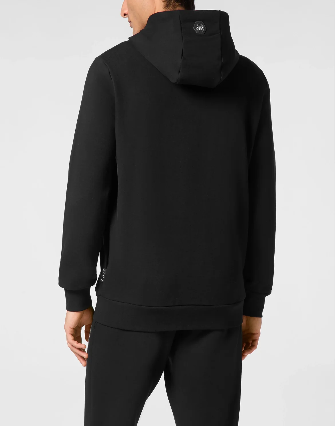 Zipped Hoodie Sweatshirt Skull strass, цвет: Черный