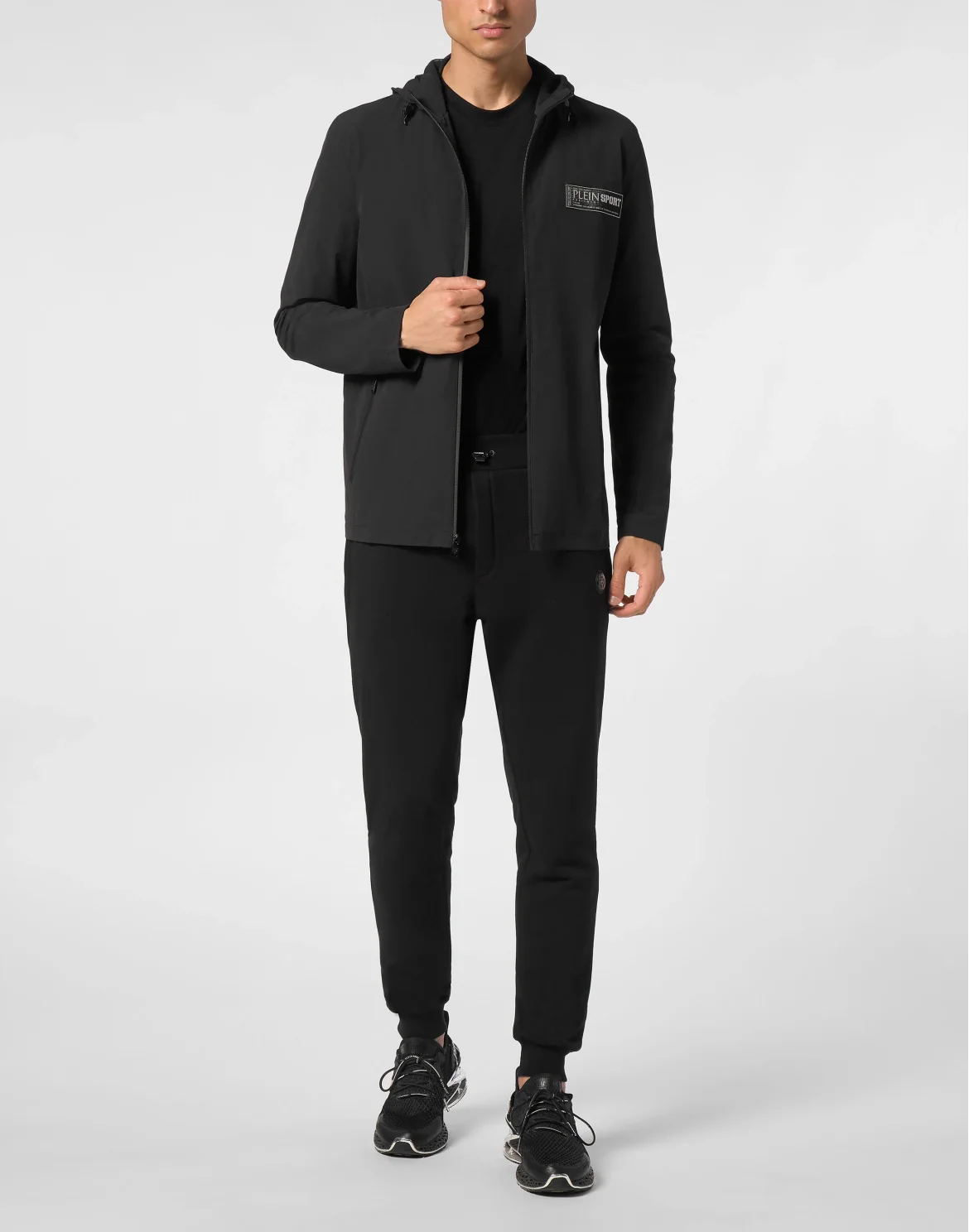 Nylon K-Way Jacket, цвет: Черный