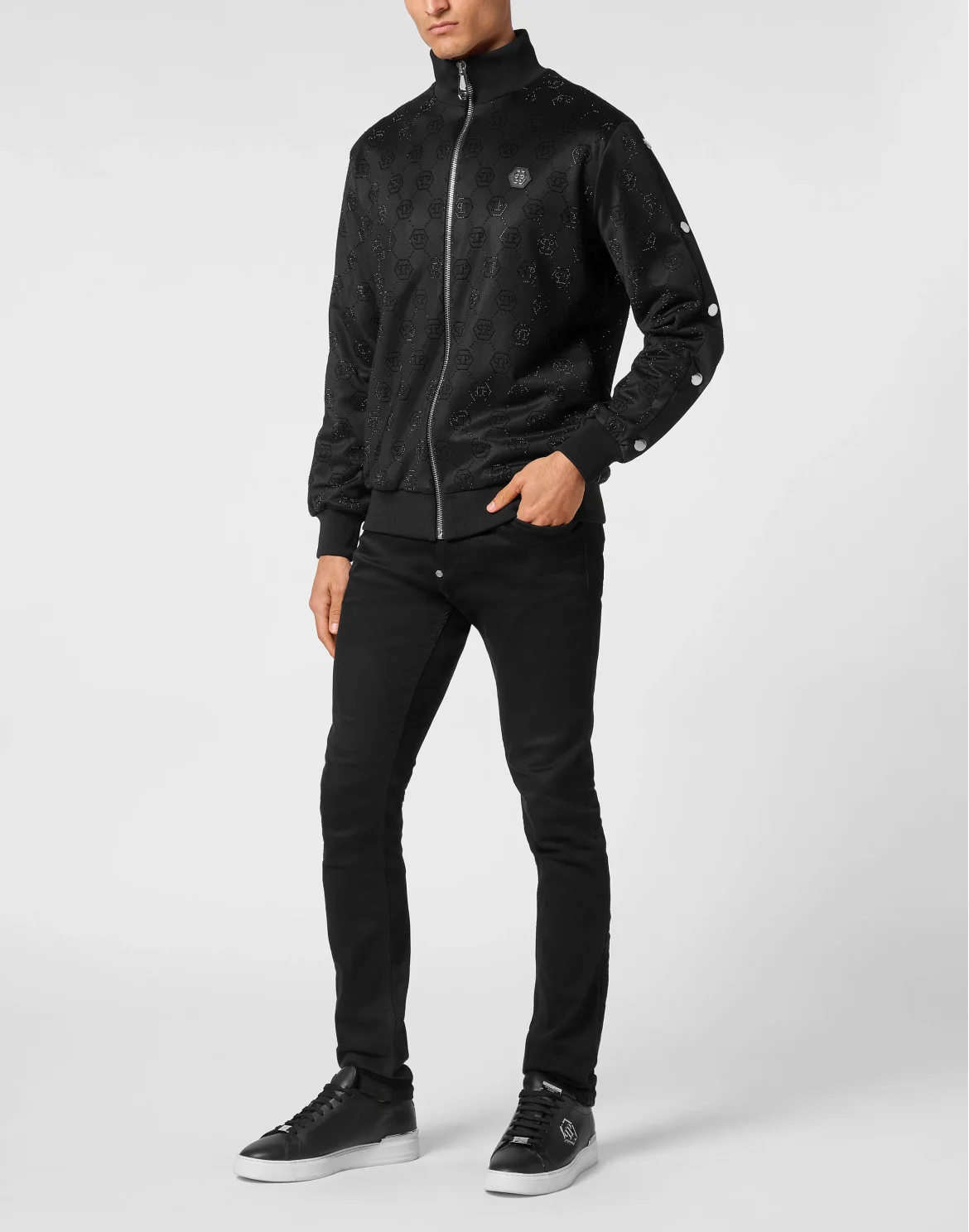 Jogging Jacket Monogram, цвет: Черный