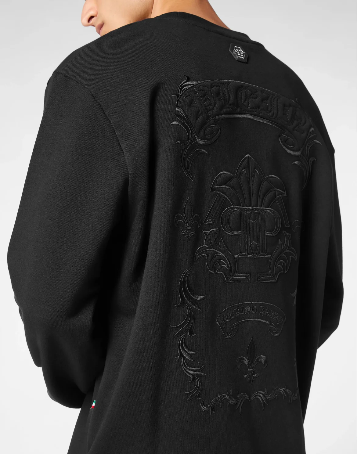 Sweatshirt Round Neck Gothic Plein, цвет: Черный