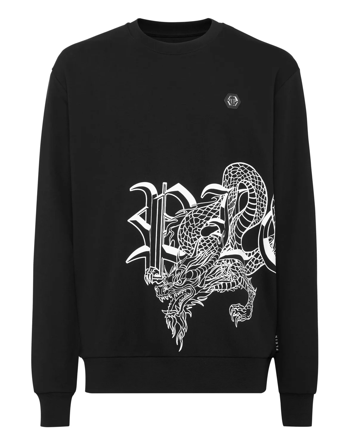 Sweatshirt Long-Sleeve Dragon, цвет: Черный