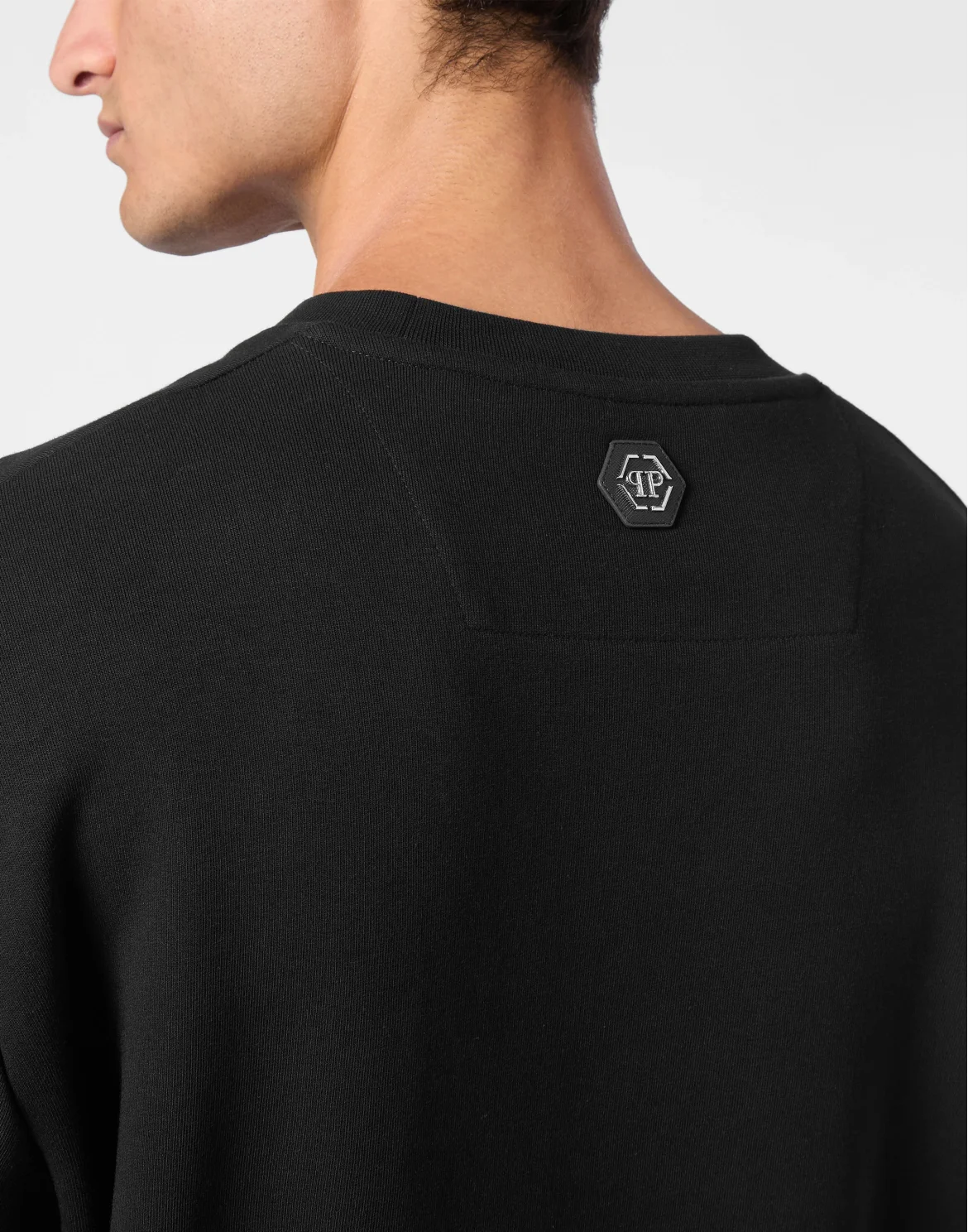 Sweatshirt Long-Sleeve Skull strass, цвет: Черный