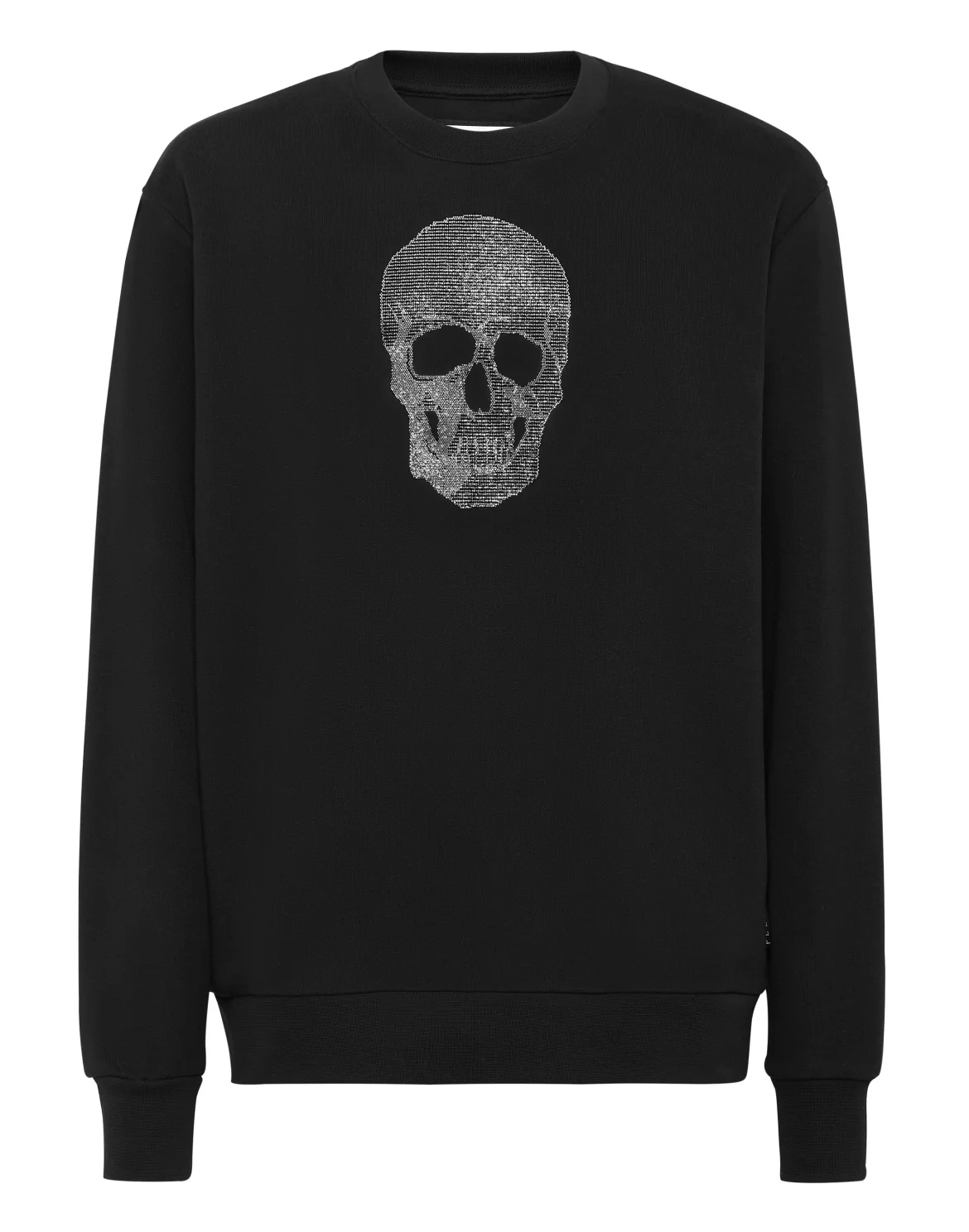 Sweatshirt Long-Sleeve Skull strass, цвет: Черный