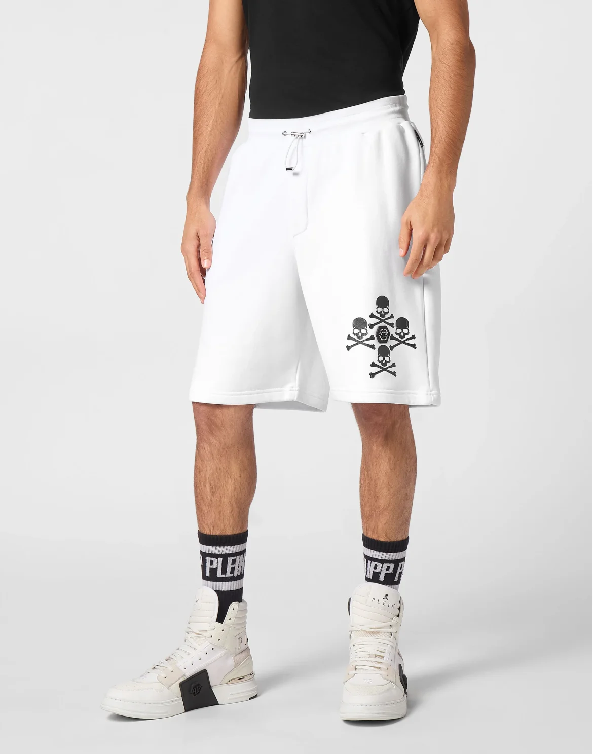 Jogging Shorts Skull&Bones, цвет: Белый