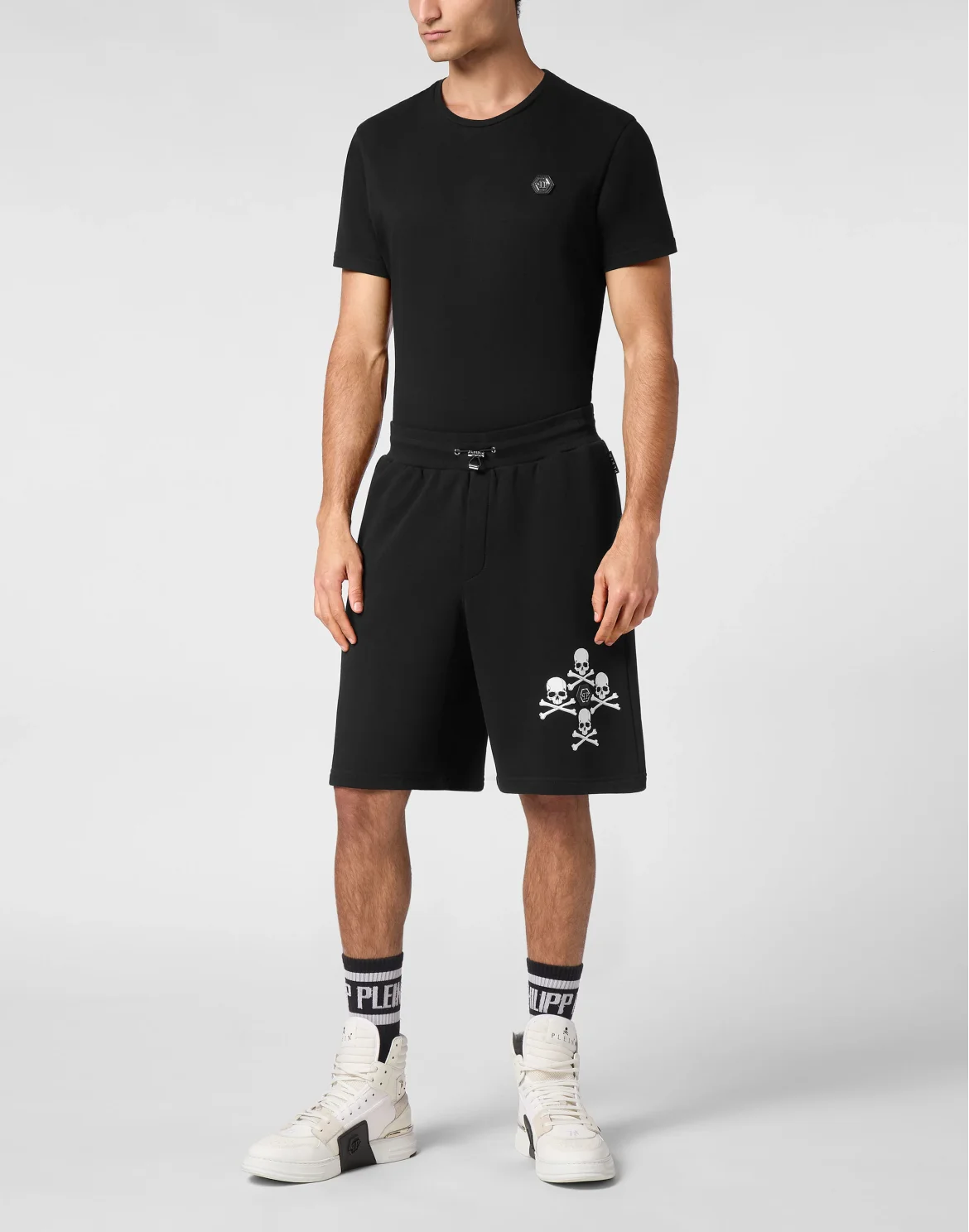 Jogging Shorts Skull&Bones, цвет: Черный