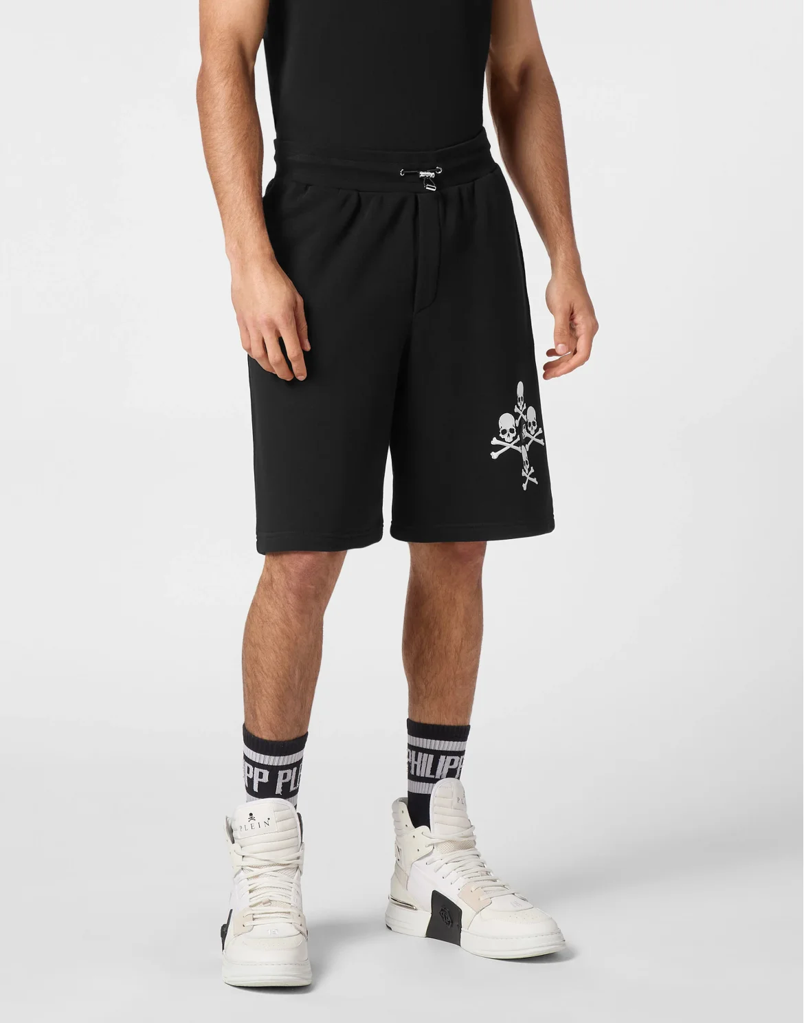 Jogging Shorts Skull&Bones, цвет: Черный