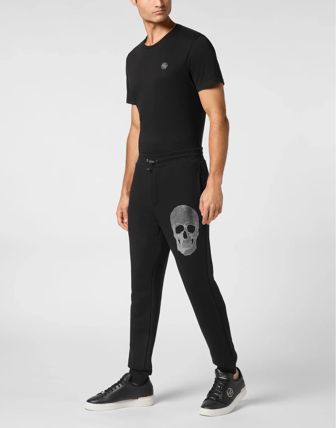 Jogging Trousers Skull strass, цвет: Черный