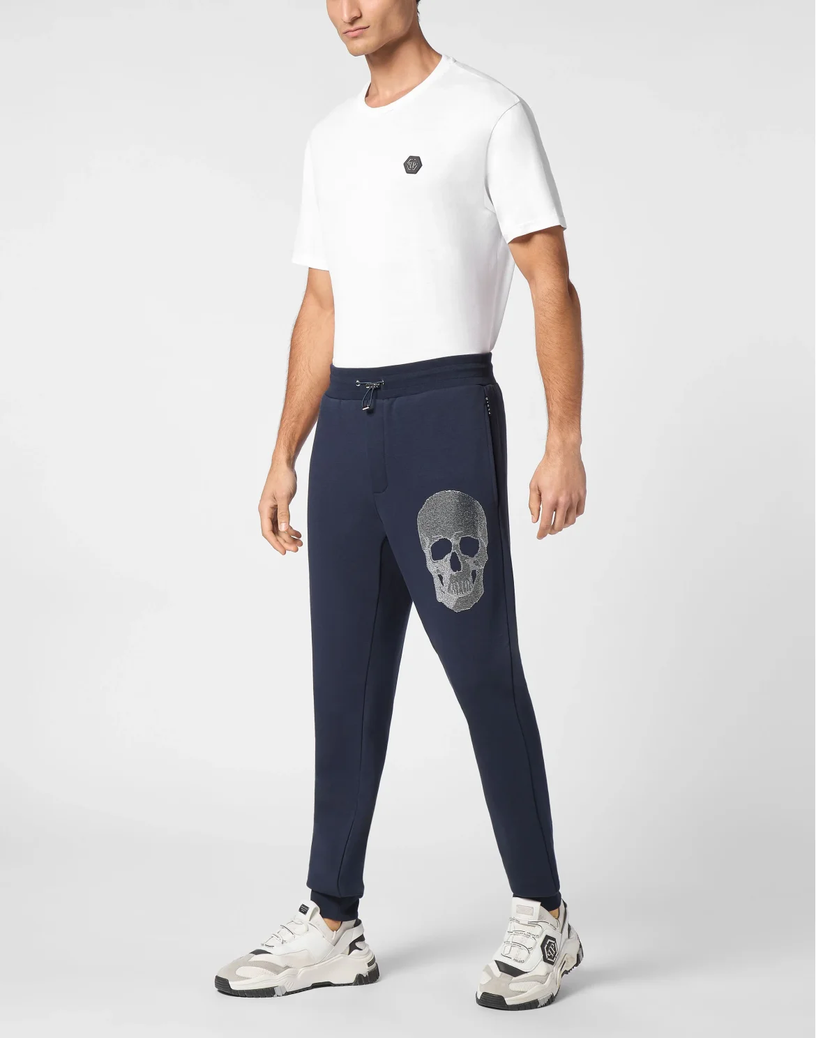 Jogging Trousers Skull strass, цвет: Синий