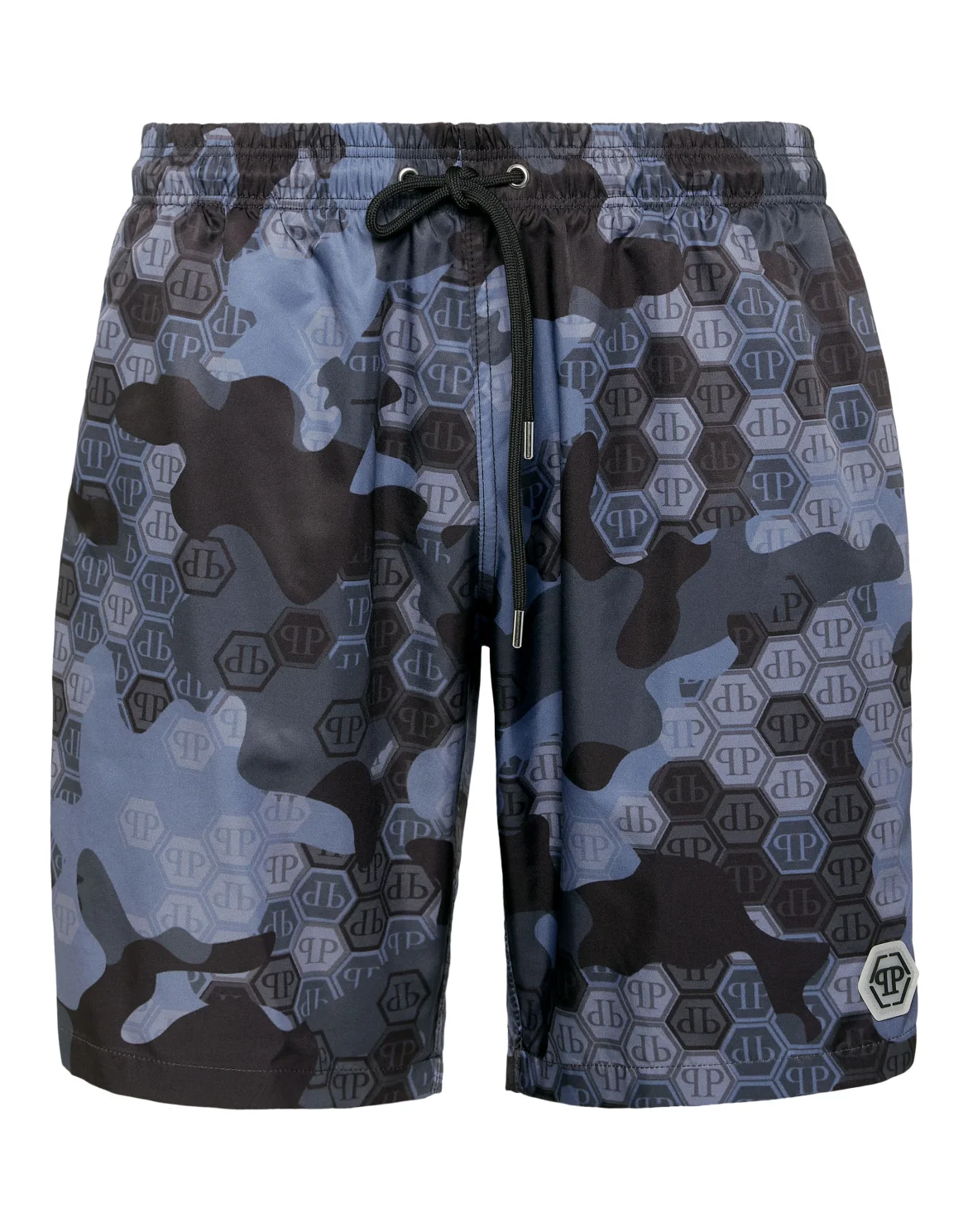 Camouflage Long Swim Boxer Monogram, цвет: Синий