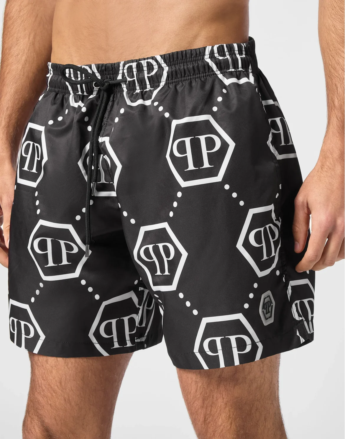 Short Swim Boxer Monogram, цвет: Черный