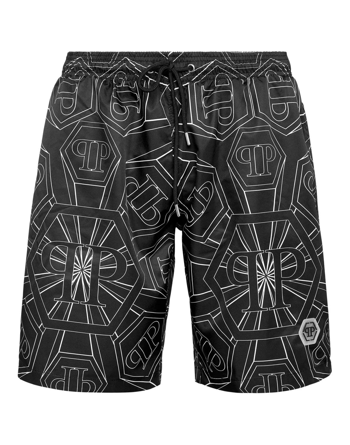 Short Swim Boxer Monogram, цвет: Черный