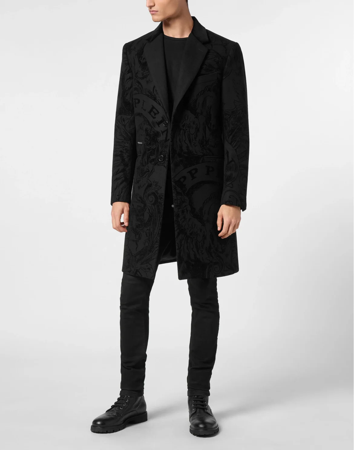 Wool Gianni Coat, цвет: Черный