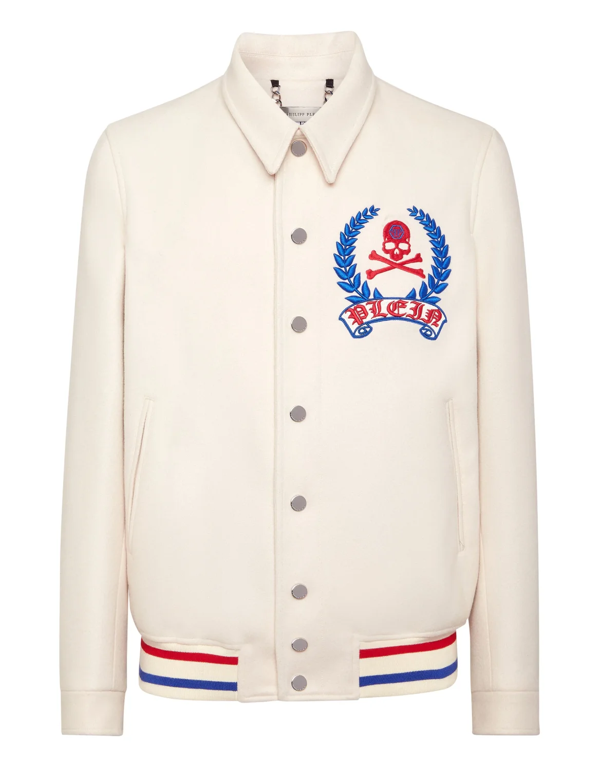 Bomber Collar Shirt, цвет: Белый