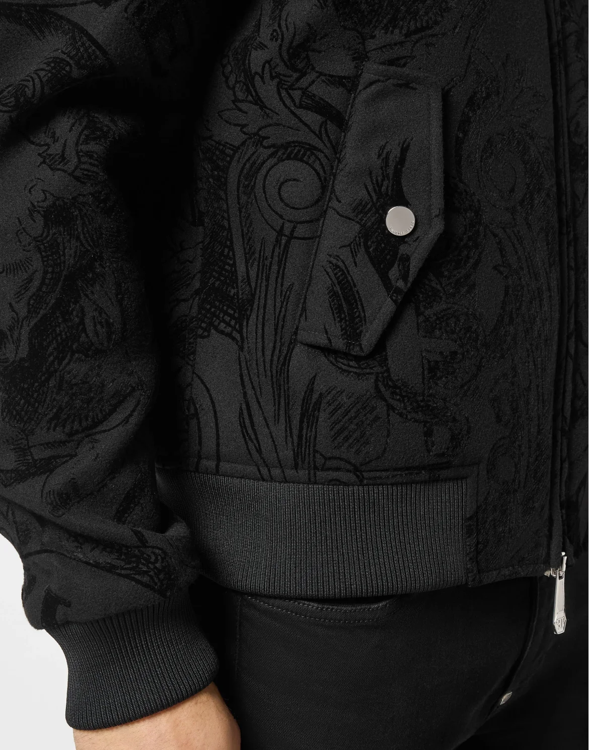Wool Bomber, цвет: Черный