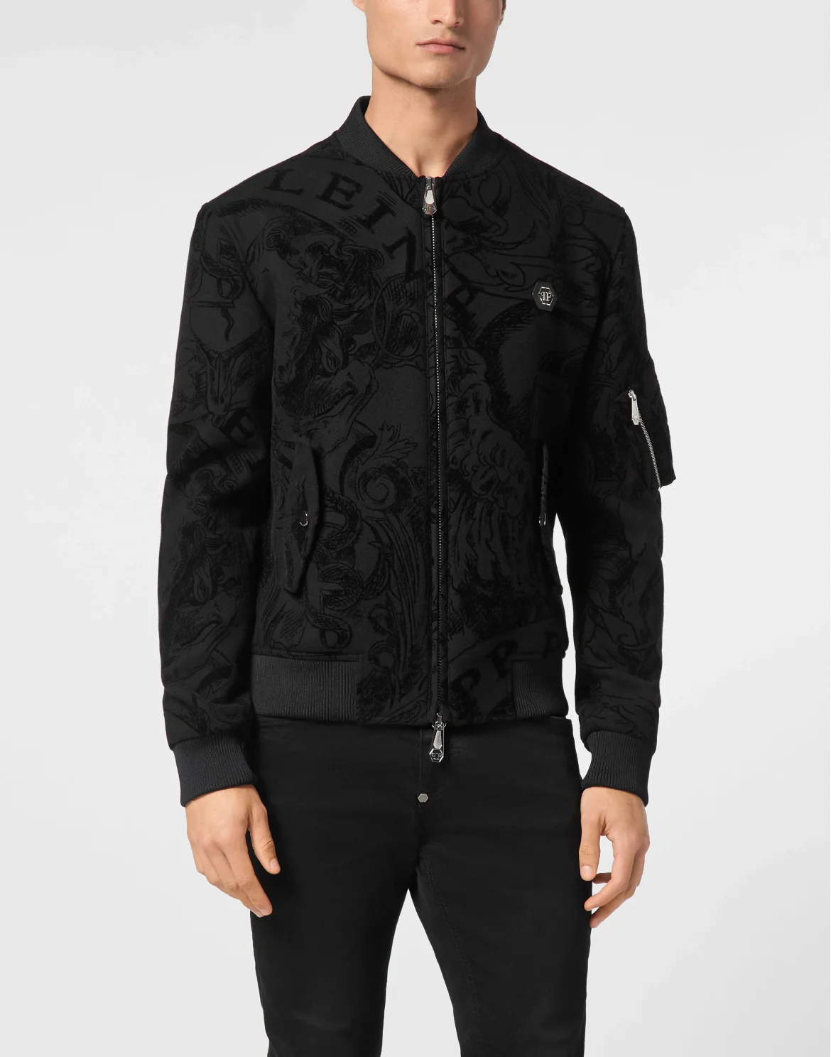 Wool Bomber, цвет: Черный