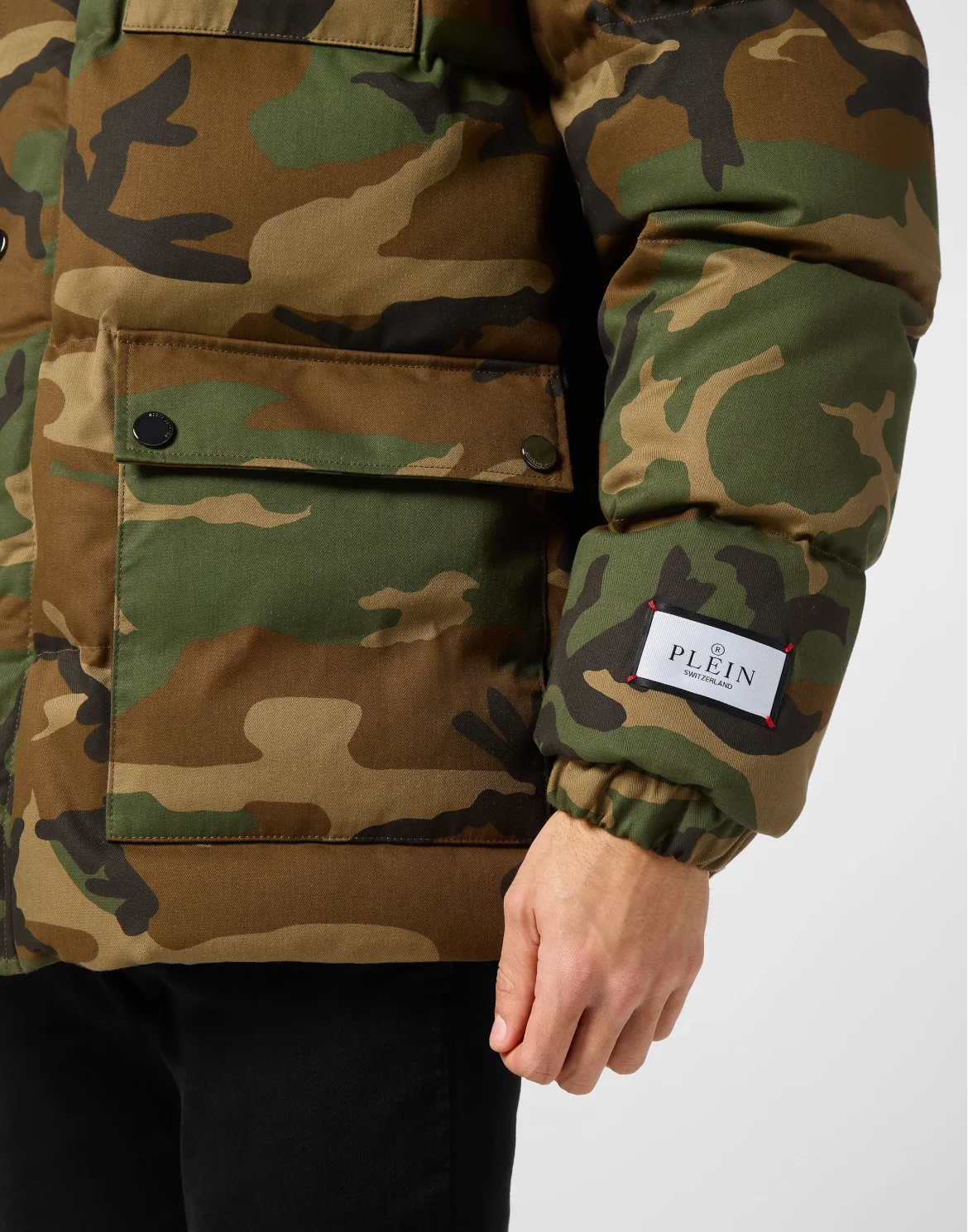 Puffered Jacket Camouflage, цвет: Камуфляж