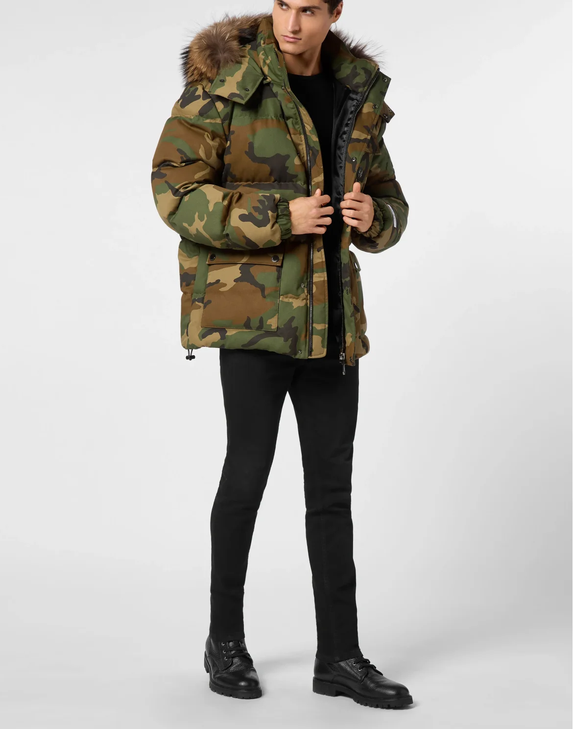 Puffered Jacket Camouflage, цвет: Камуфляж