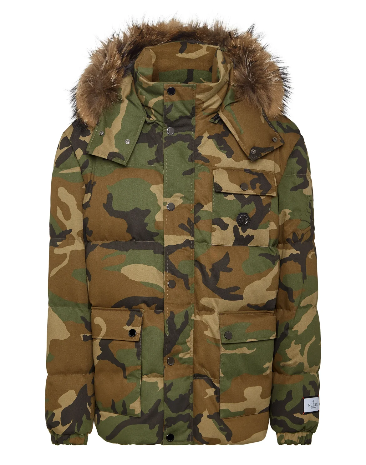 Puffered Jacket Camouflage, цвет: Камуфляж