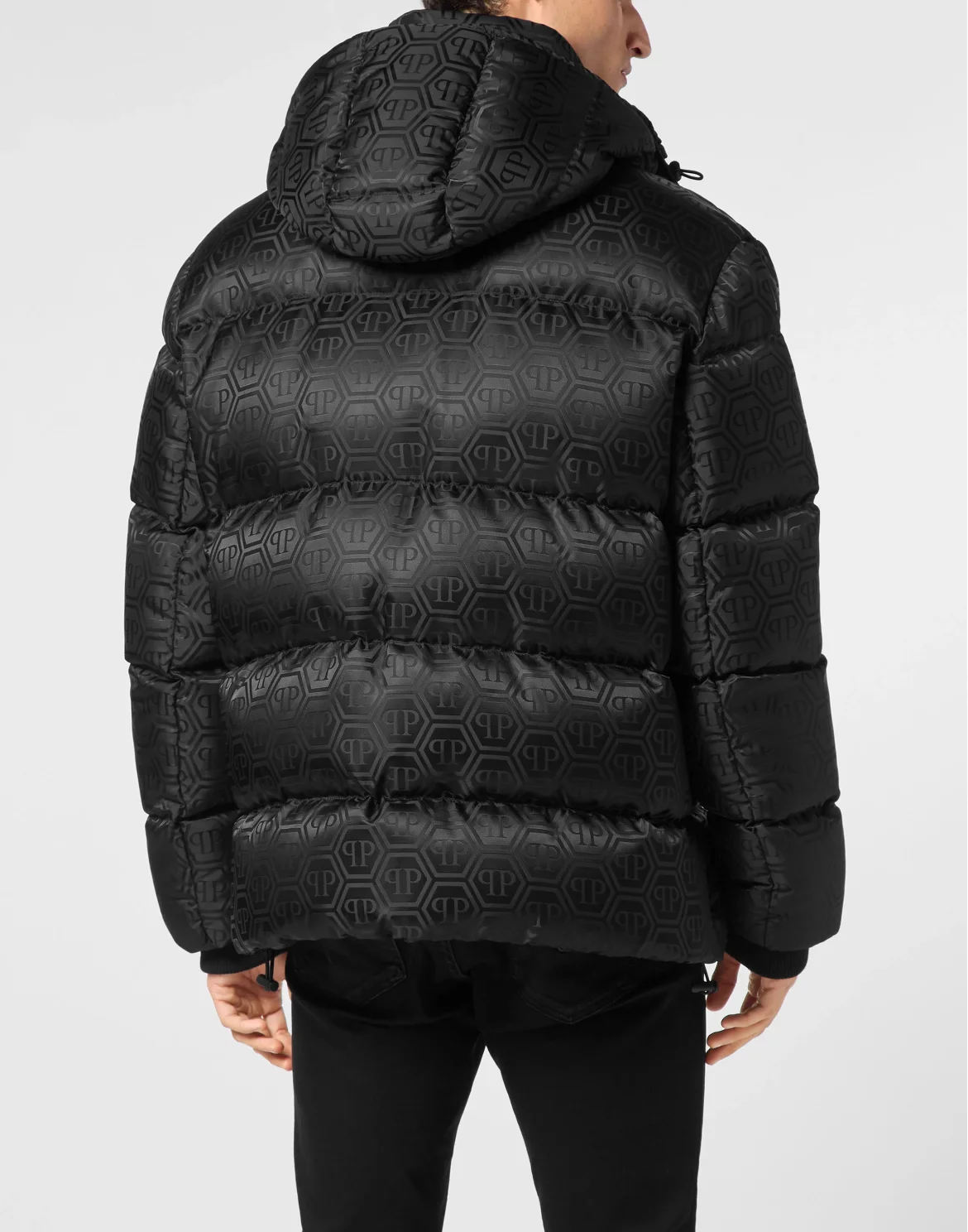Oversize Nylon Jacquard Bomber Monogram, цвет: Черный