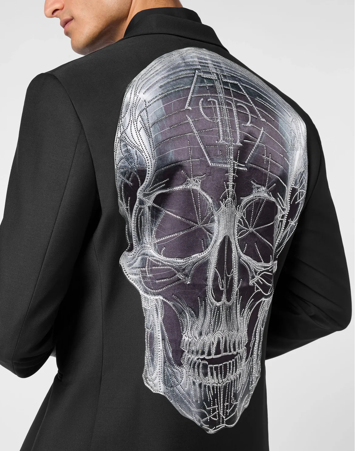 Wool Printed Blazer Skull, цвет: Черный