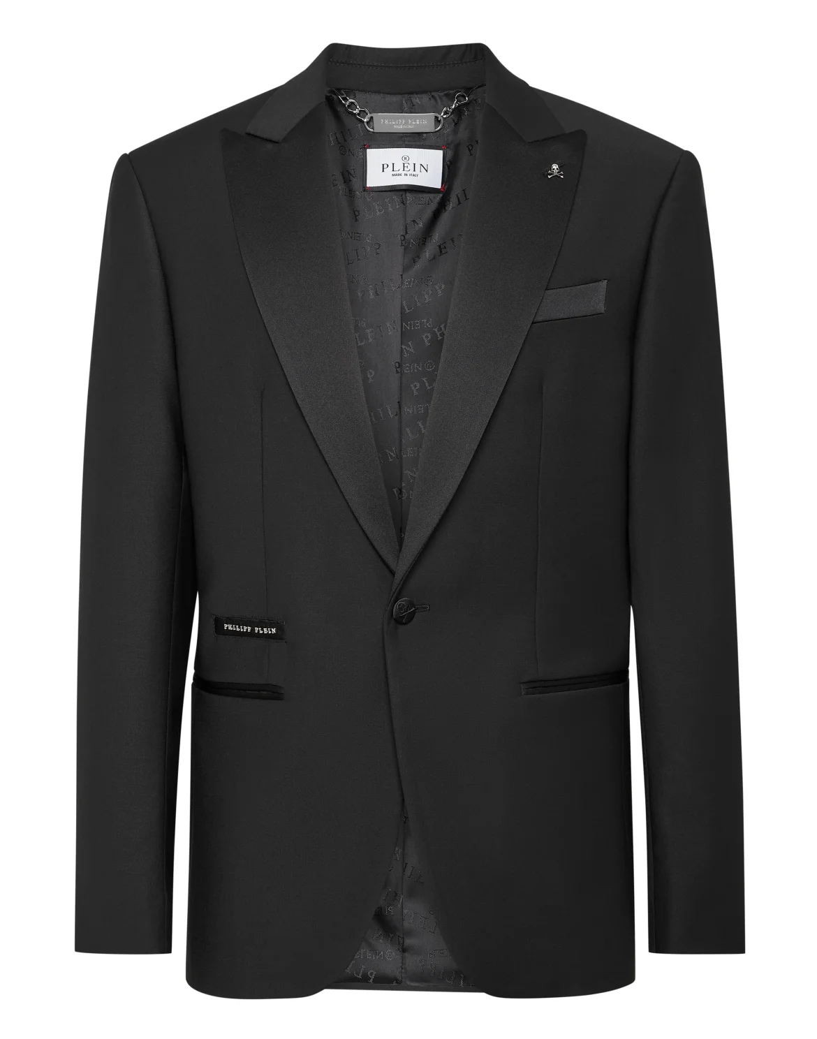 Wool Printed Blazer Skull, цвет: Черный