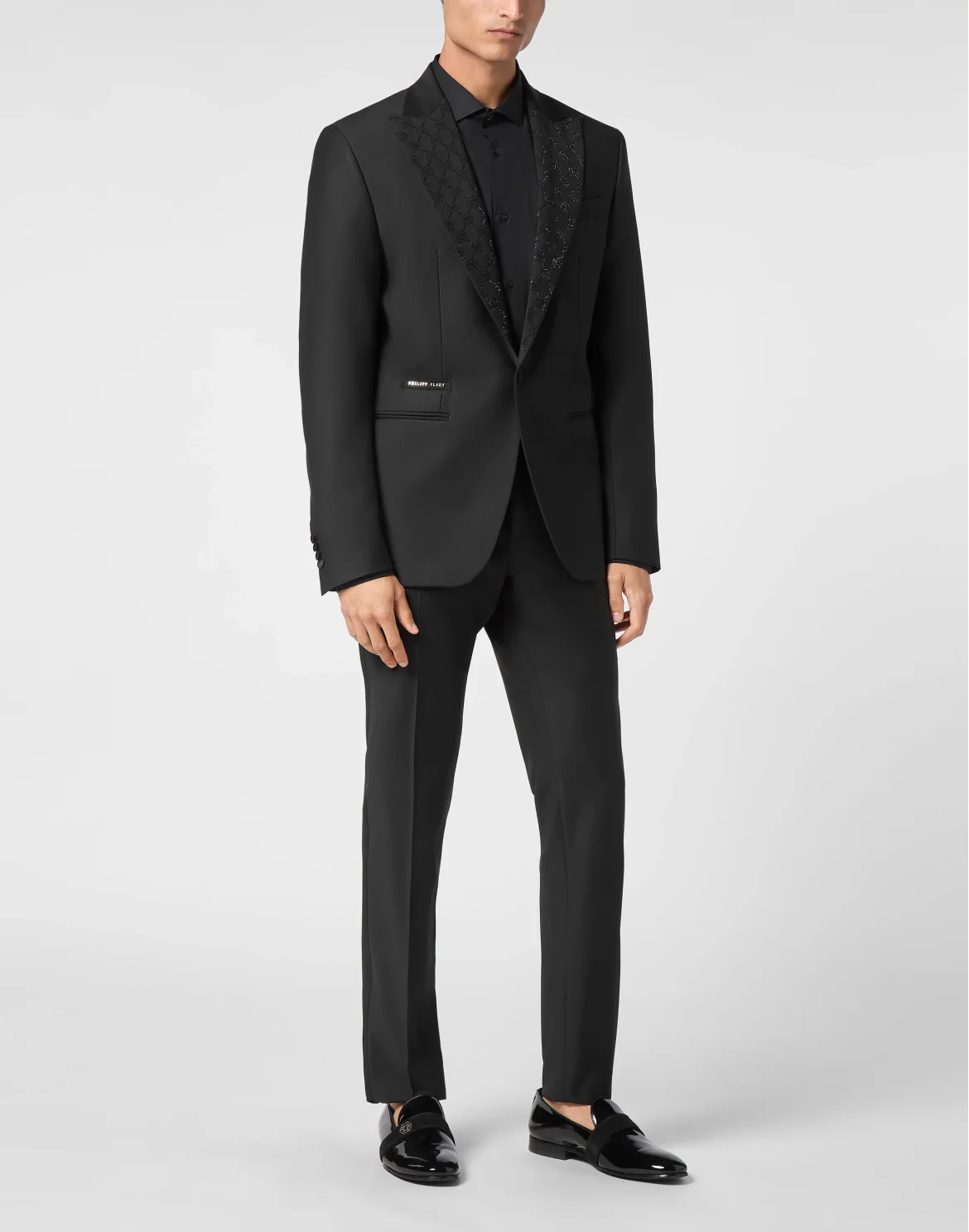Wool Blazer Monogram, цвет: Черный