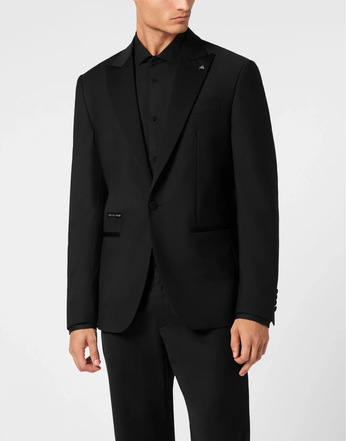 Wool Tuxedo Blazer, цвет: Черный
