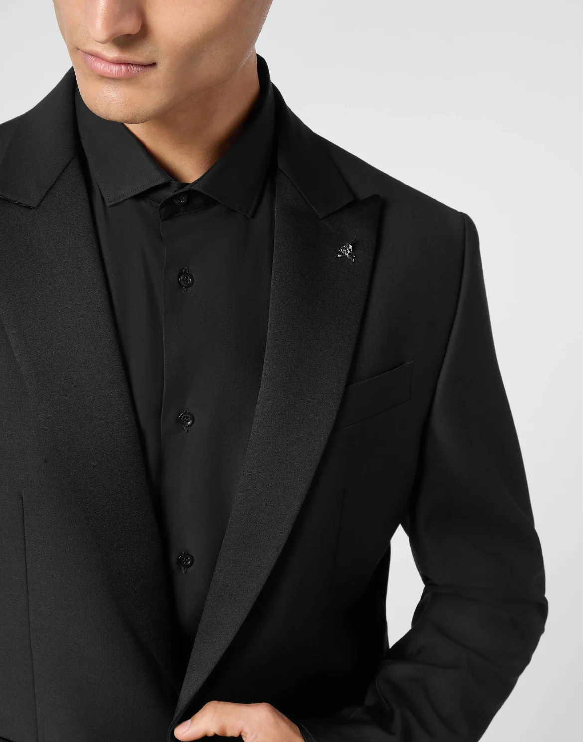 Wool Tuxedo Blazer, цвет: Черный