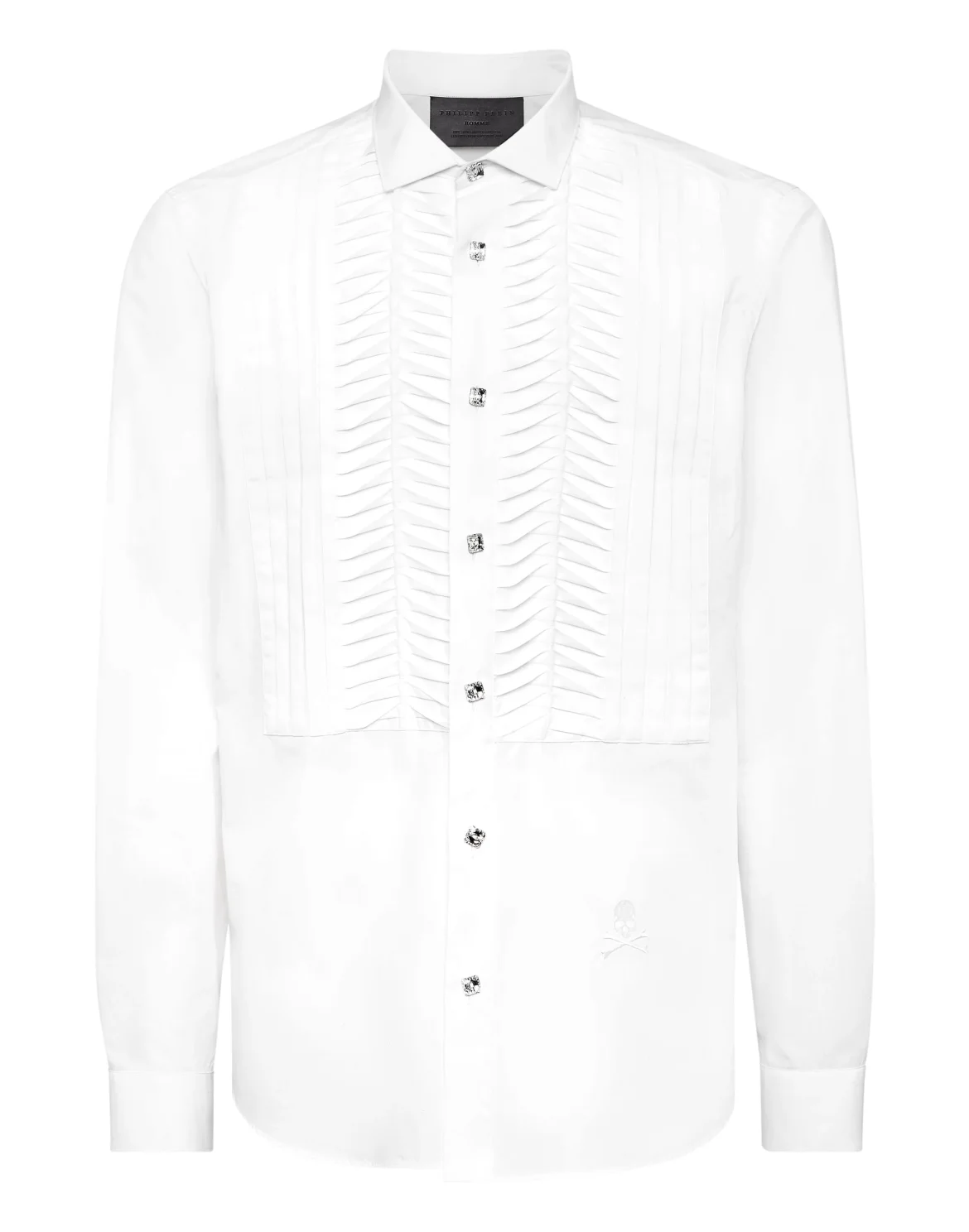 Black Tie Shirt Long-Sleeve, цвет: Белый