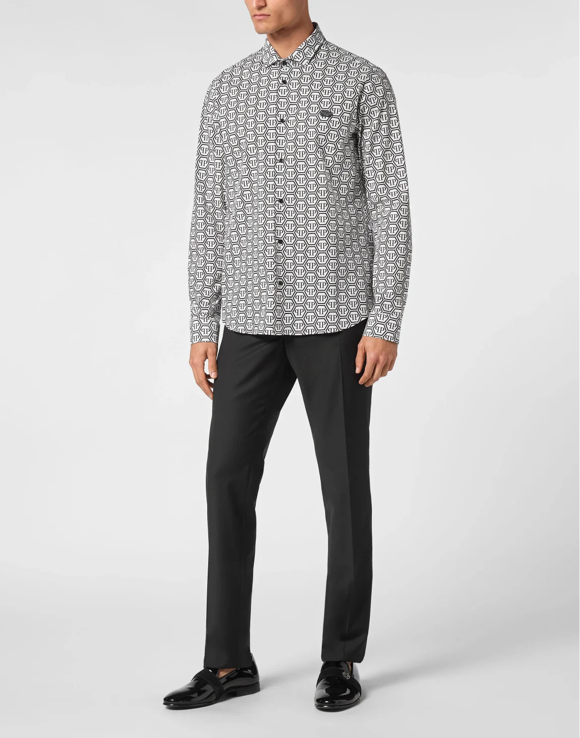 Shirt Sugar Daddy Cut Long-Sleeve Monogram, цвет: Черный