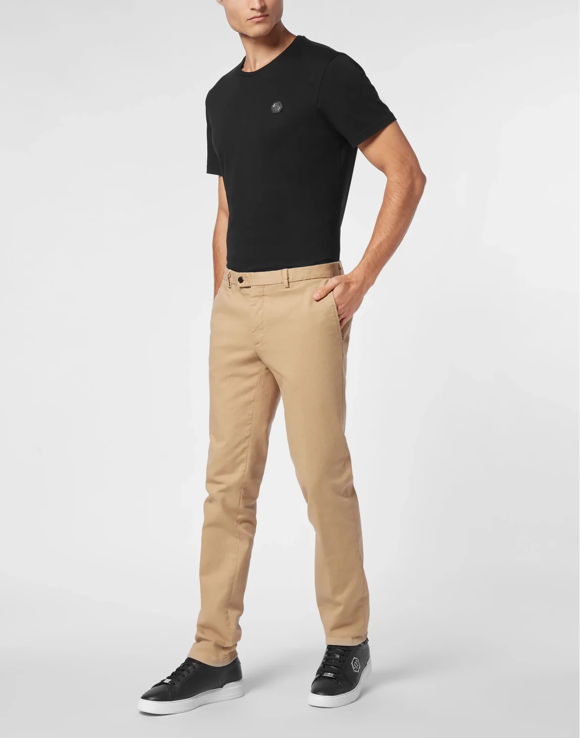 Long Trousers Chinos Fit, цвет: Бежевый