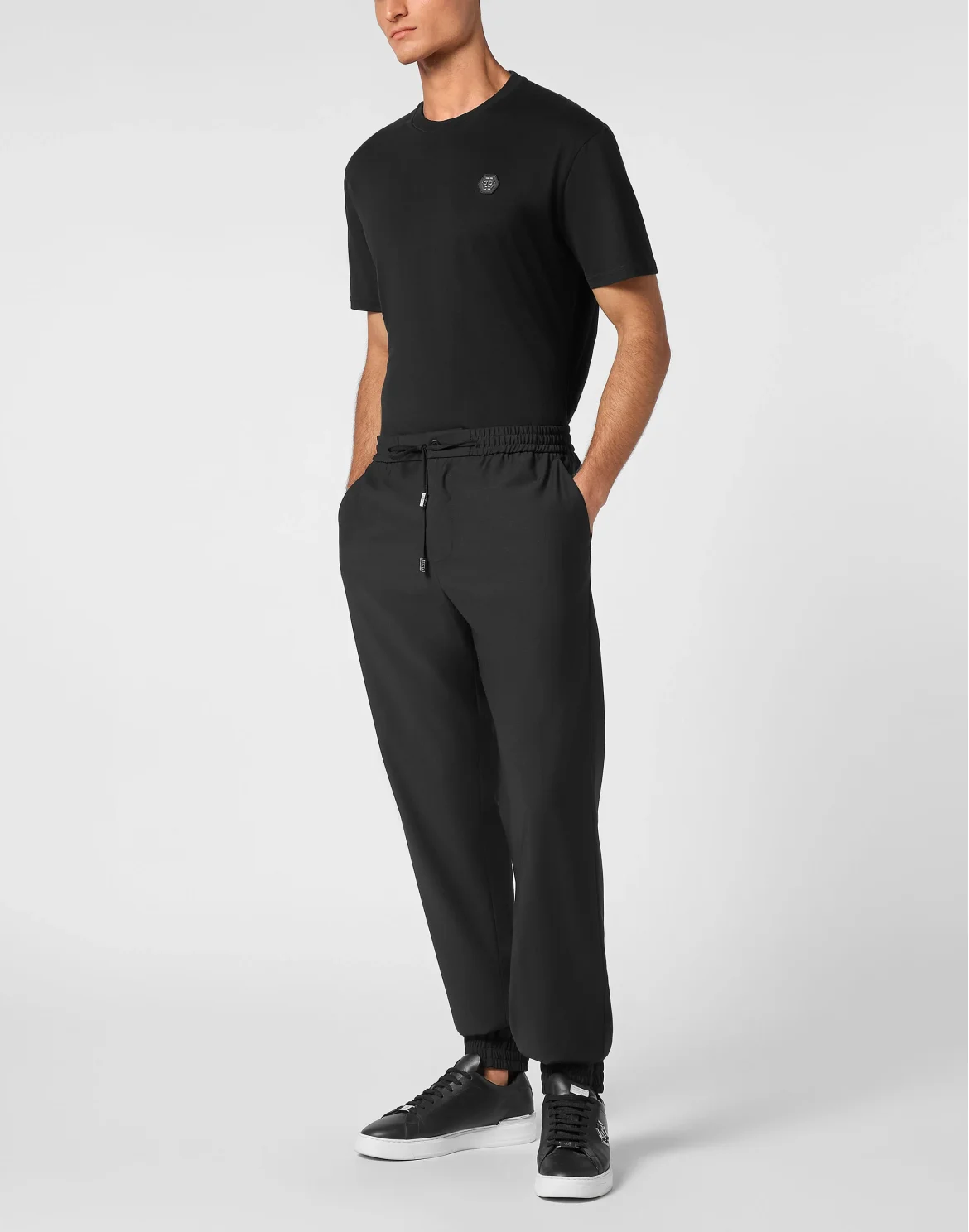 Wool Jogging Trousers, цвет: Черный