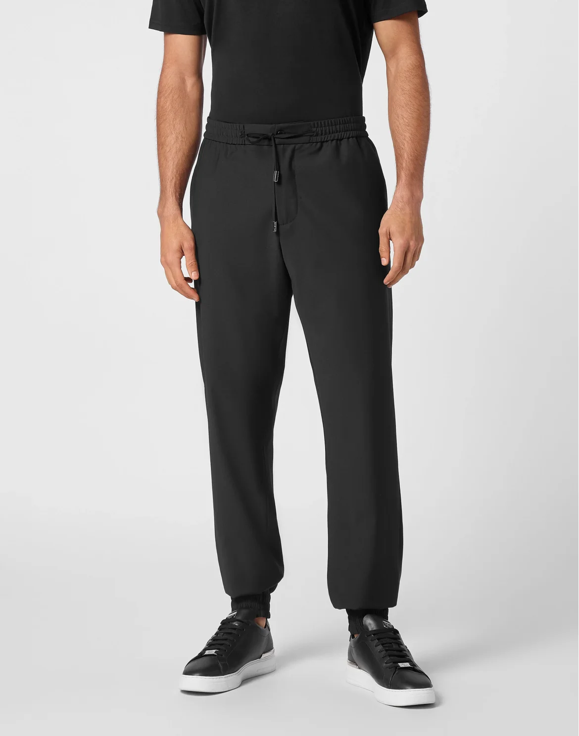 Wool Jogging Trousers, цвет: Черный