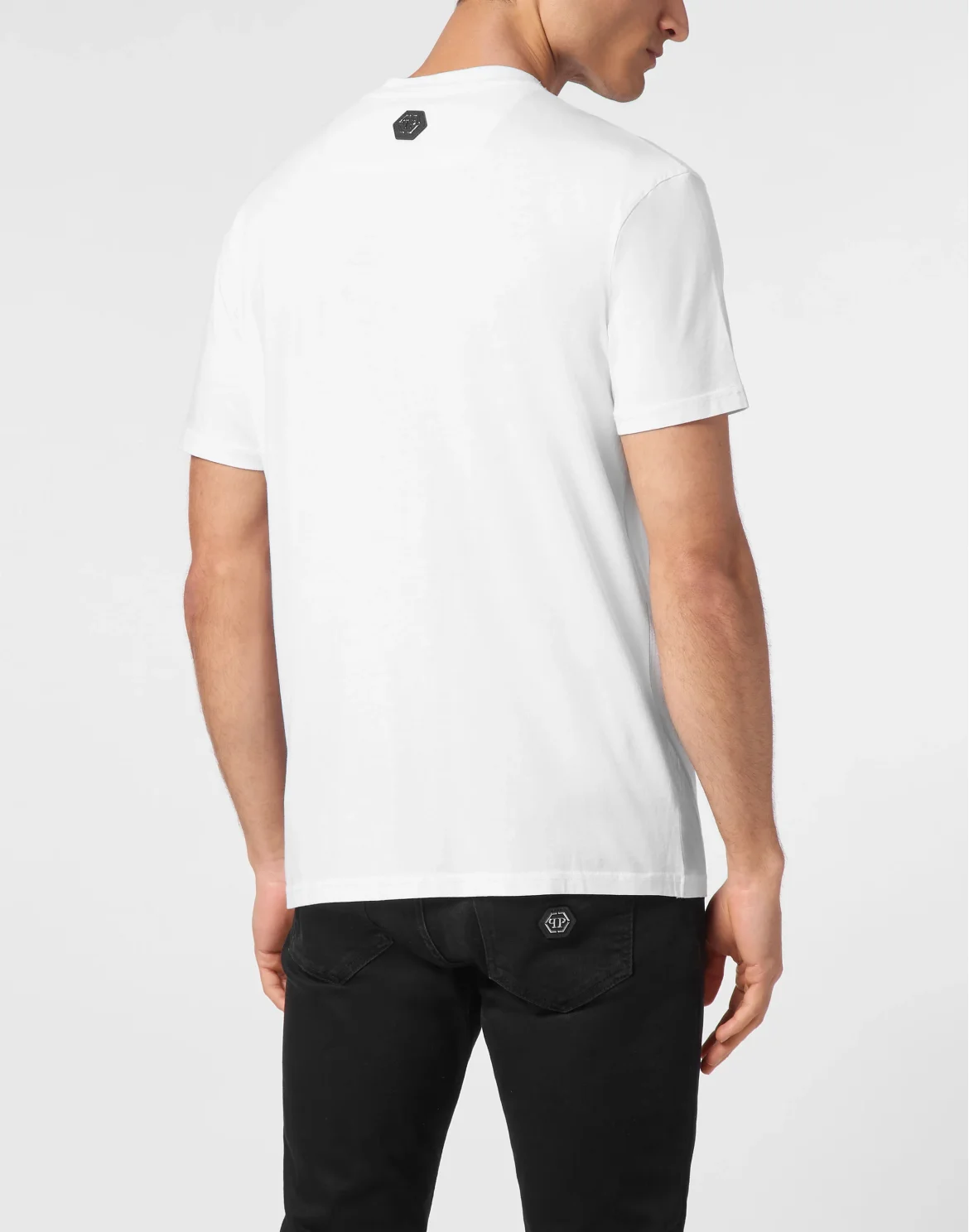 T-shirt Round Neck LS With Stones, цвет: Белый
