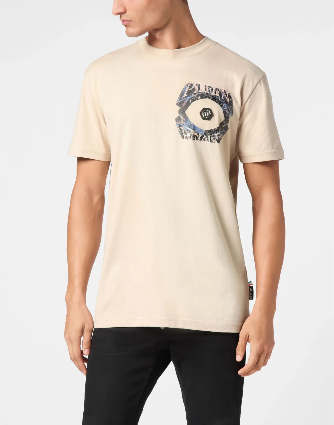 T-shirt Round Neck SS, цвет: Бежевый