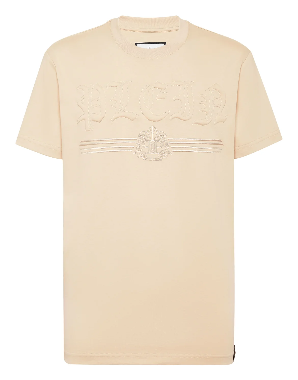 T-shirt Round Neck SS Gothic Plein, цвет: Бежевый