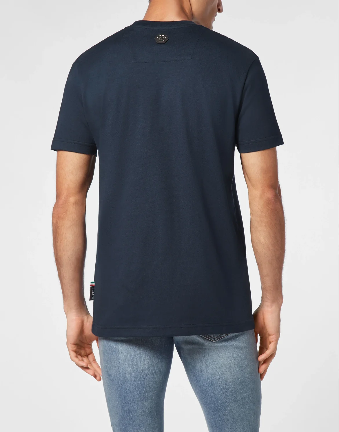 T-shirt Round Neck SS Gothic Plein, цвет: Синий