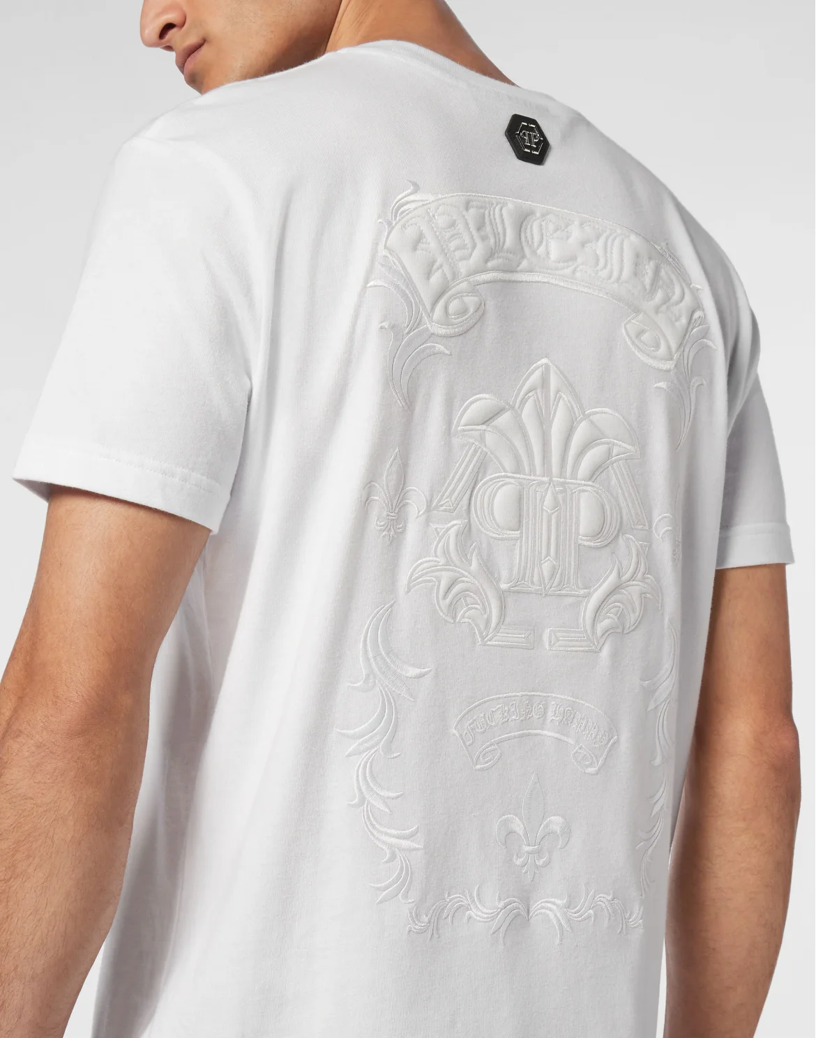 T-shirt Round Neck SS Gothic Plein, цвет: Белый