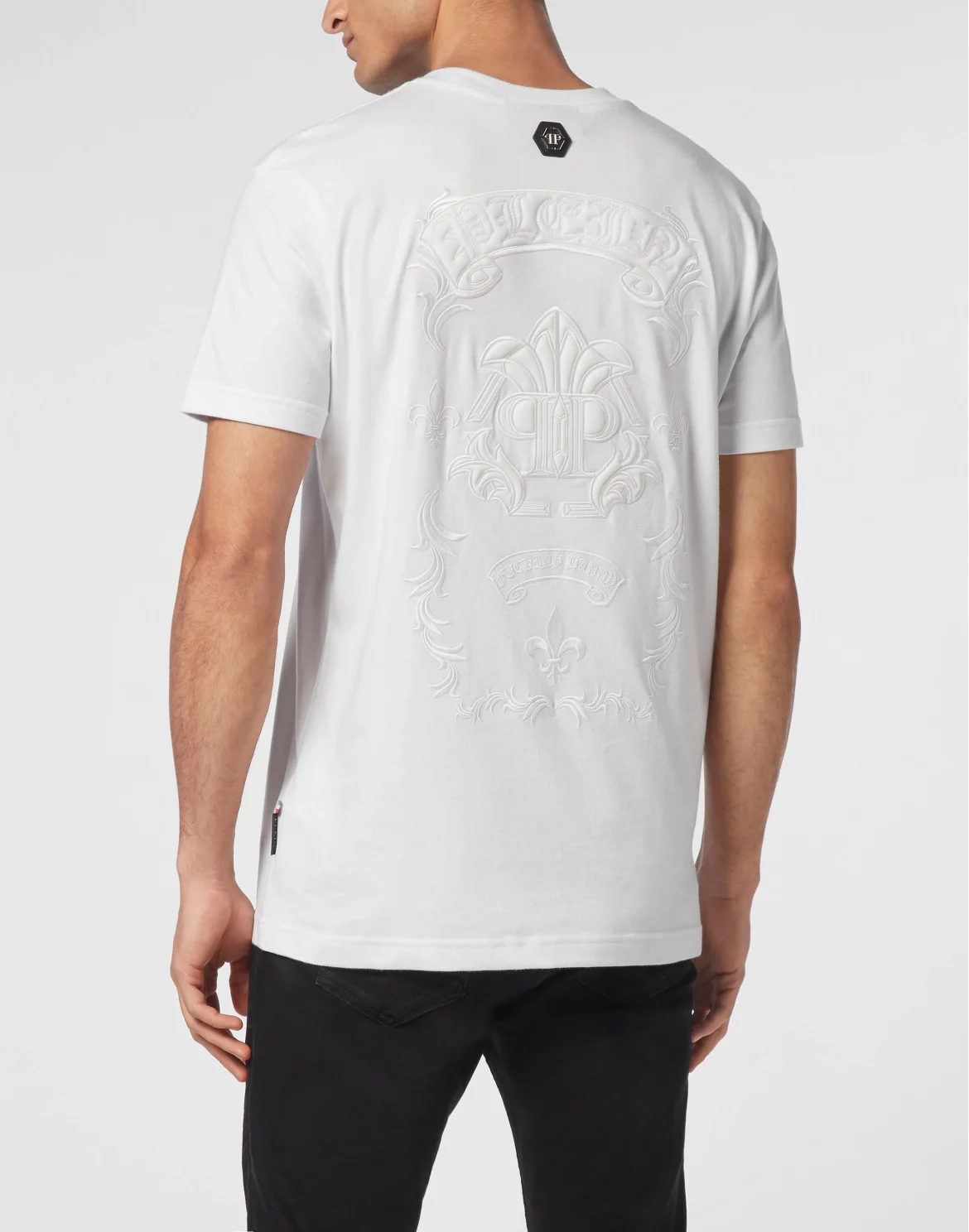 T-shirt Round Neck SS Gothic Plein, цвет: Белый