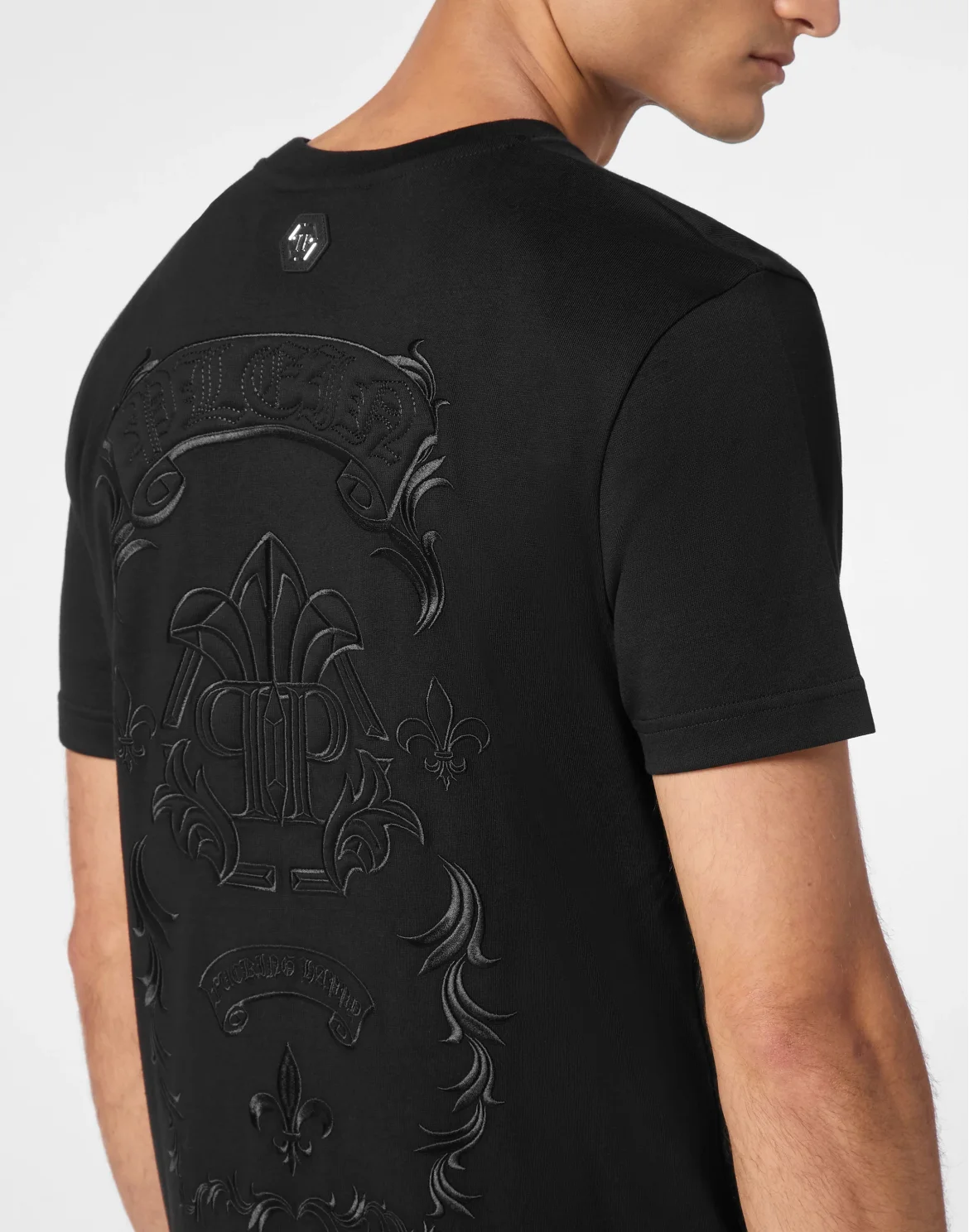 T-shirt Round Neck SS Gothic Plein, цвет: Черный