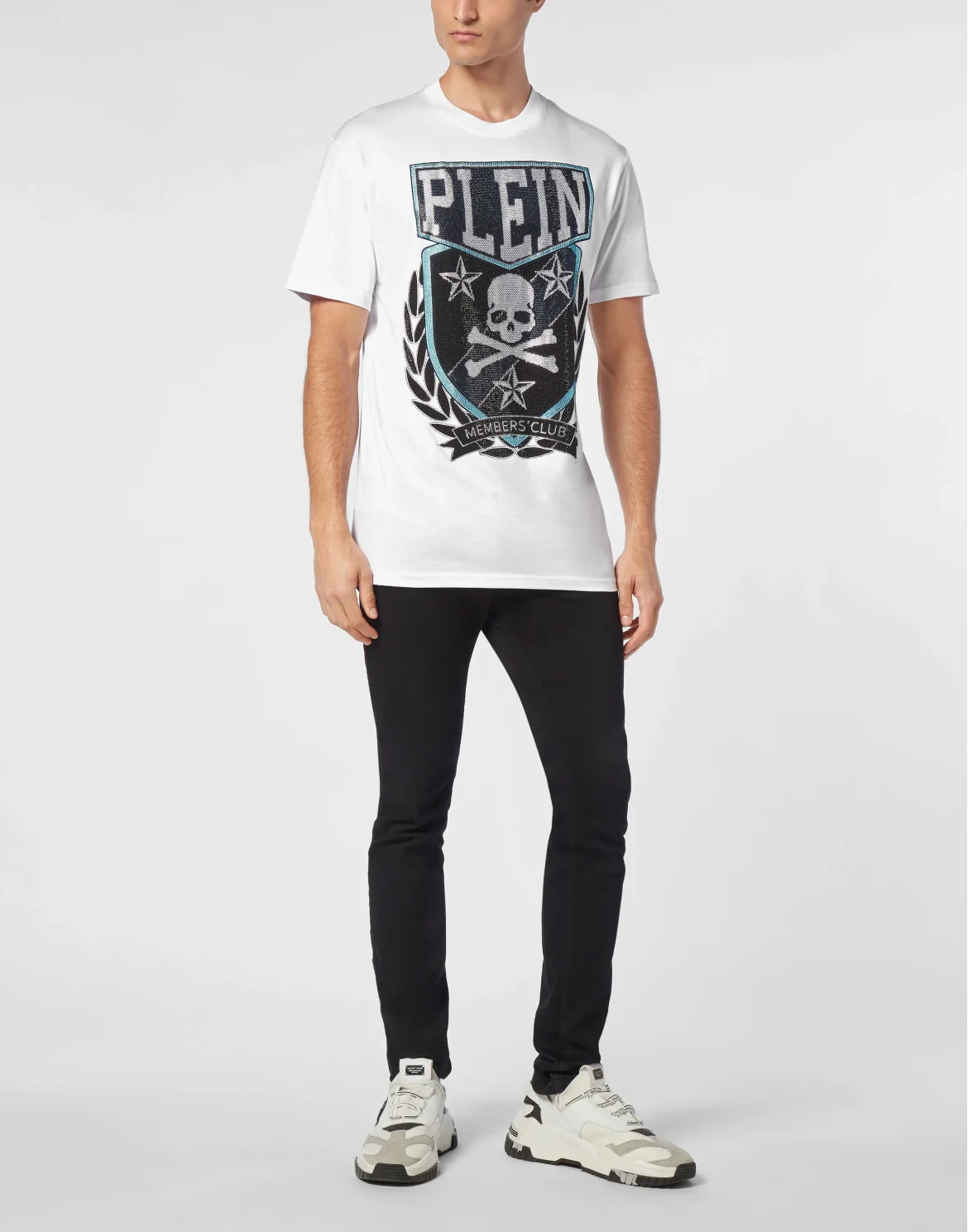 T-shirt Round Neck SS With Patch Skull&Bones, цвет: Белый