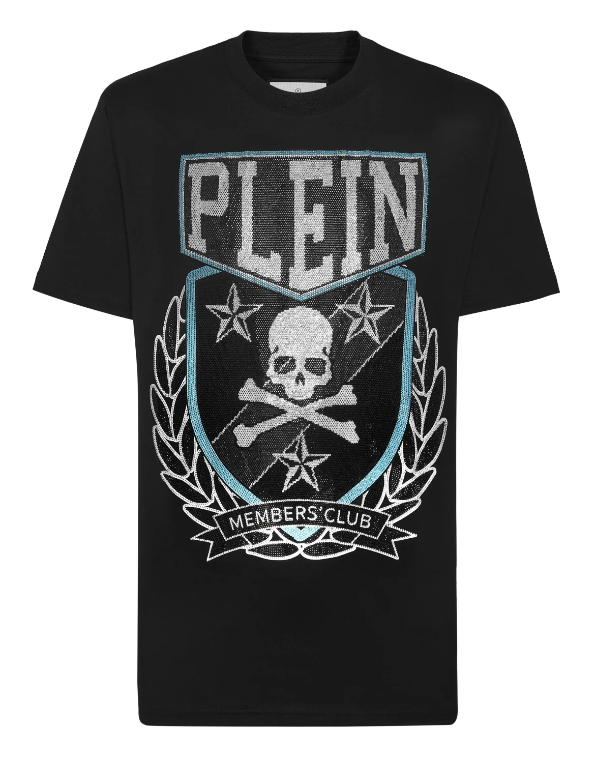 T-shirt Round Neck SS With Patch Skull&Bones, цвет: Черный
