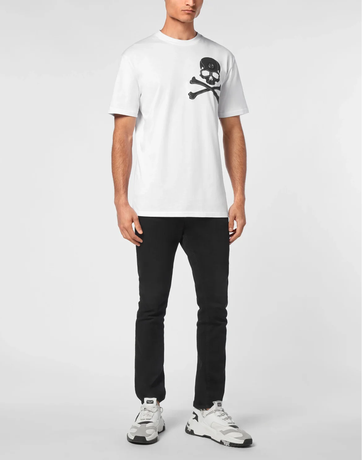 T-shirt Round Neck SS Skull&Bones, цвет: Белый