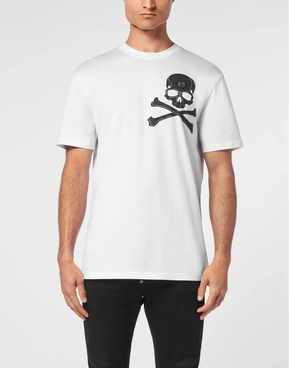 T-shirt Round Neck SS Skull&Bones, цвет: Белый