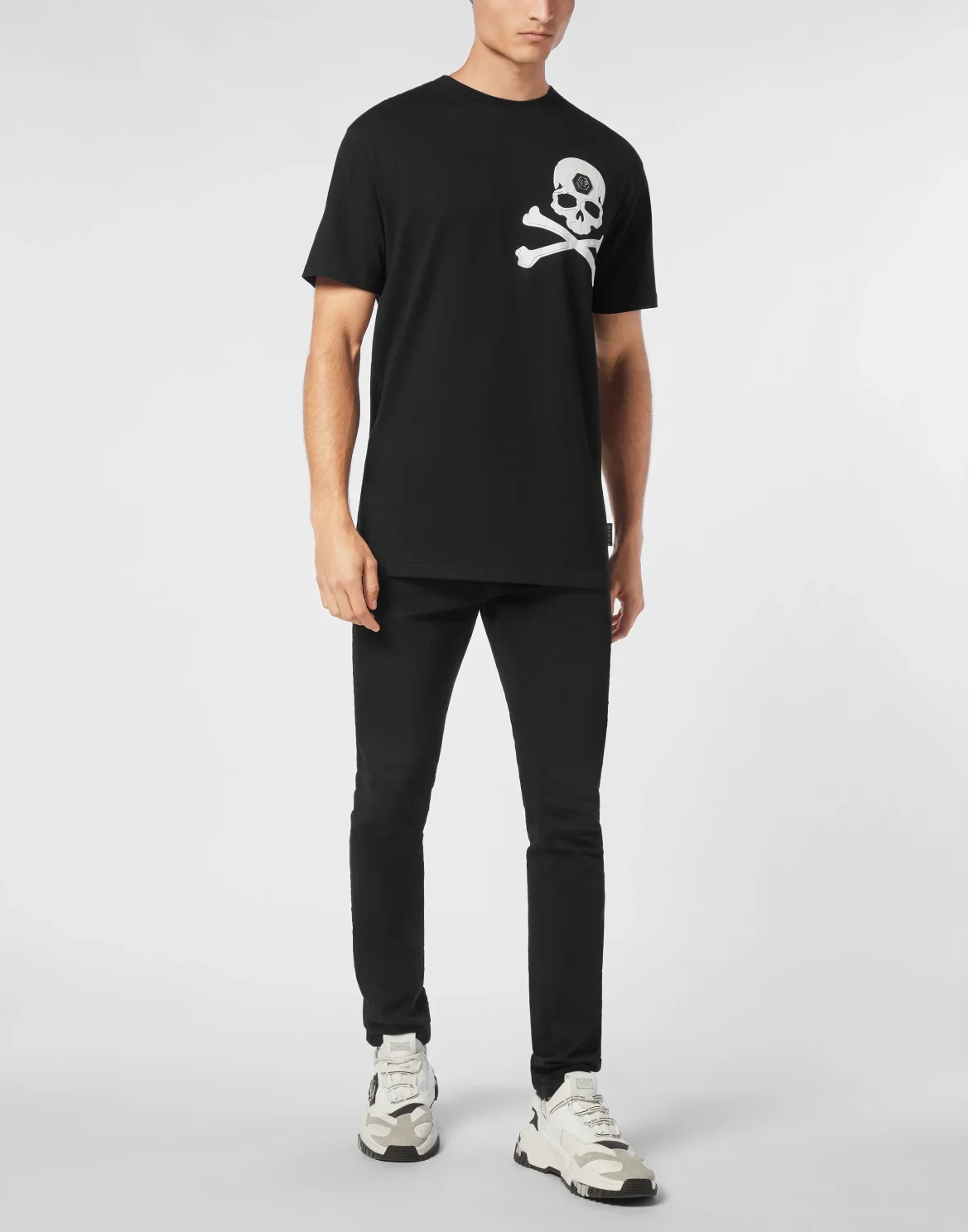 T-shirt Round Neck SS Skull&Bones, цвет: Черный