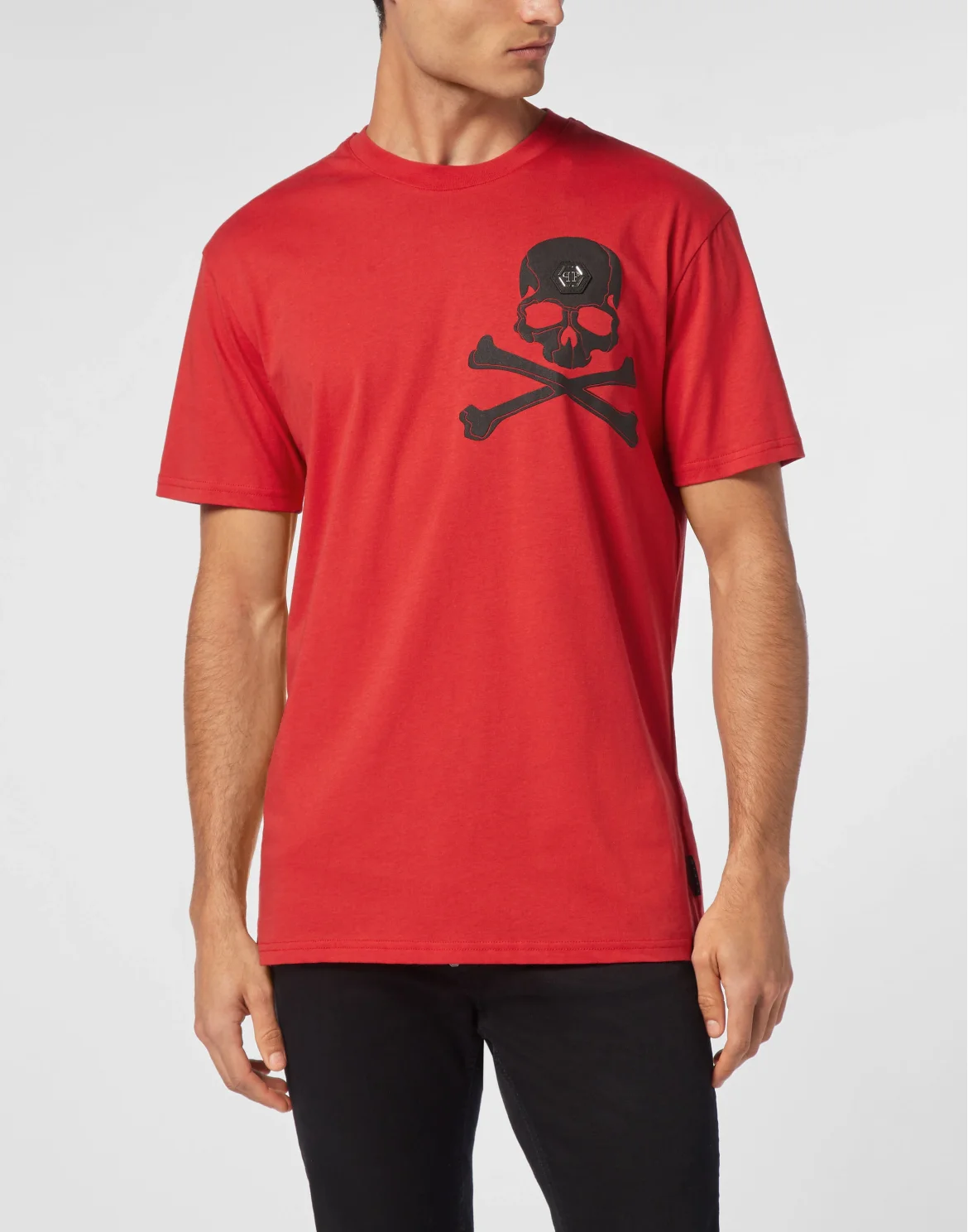 T-shirt Round Neck SS Skull&Bones, цвет: Красный