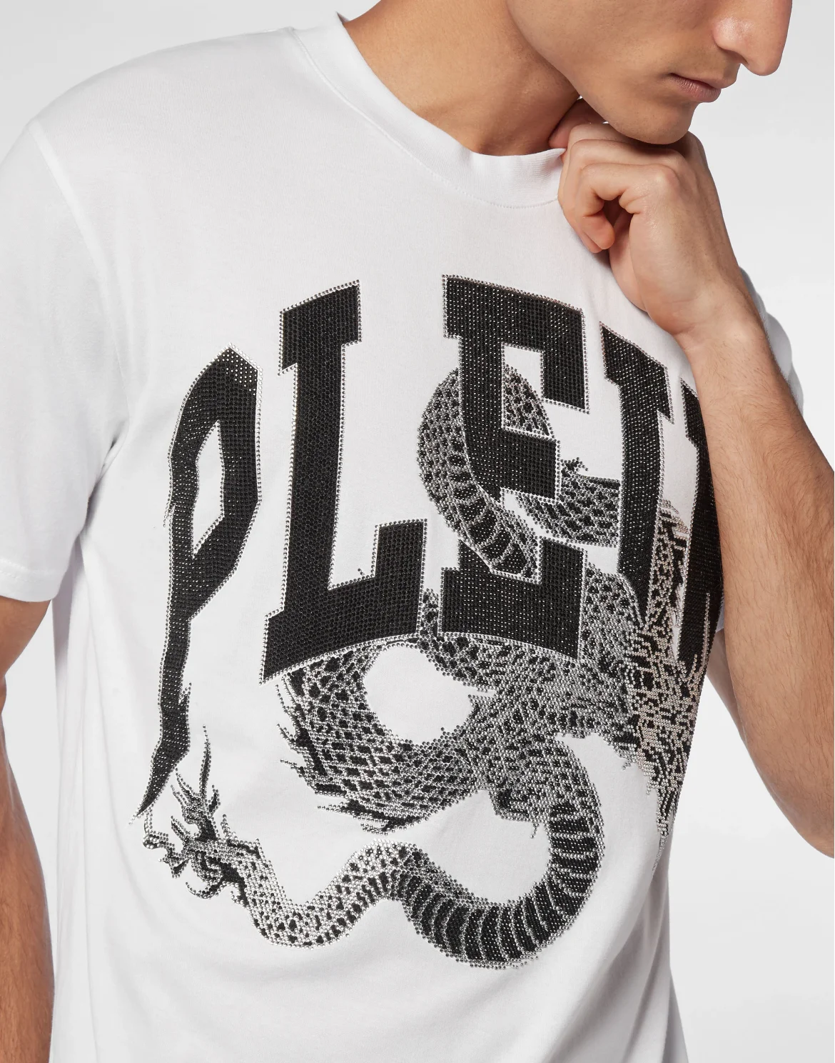 T-shirt Round Neck SS Dragon, цвет: Белый
