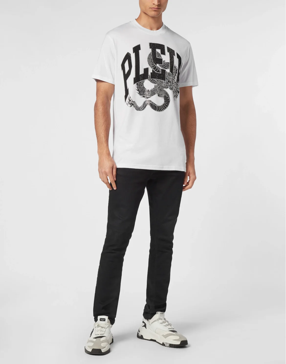 T-shirt Round Neck SS Dragon, цвет: Белый