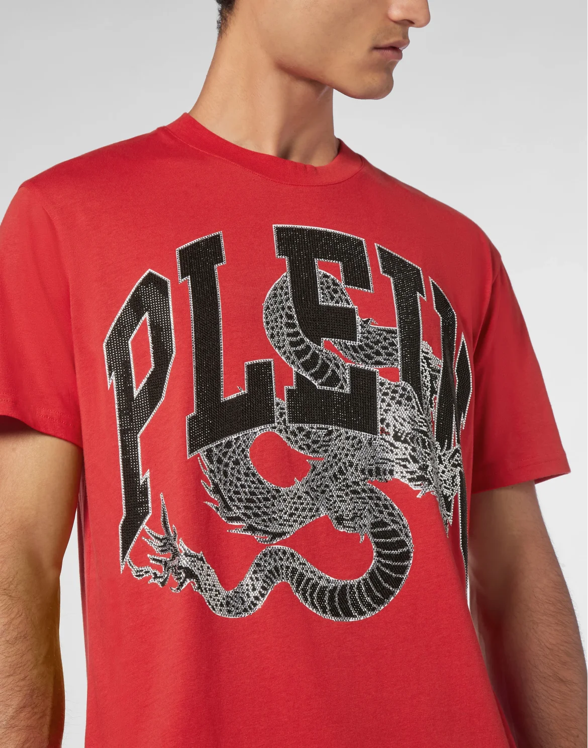 T-shirt Round Neck SS Dragon, цвет: Красный