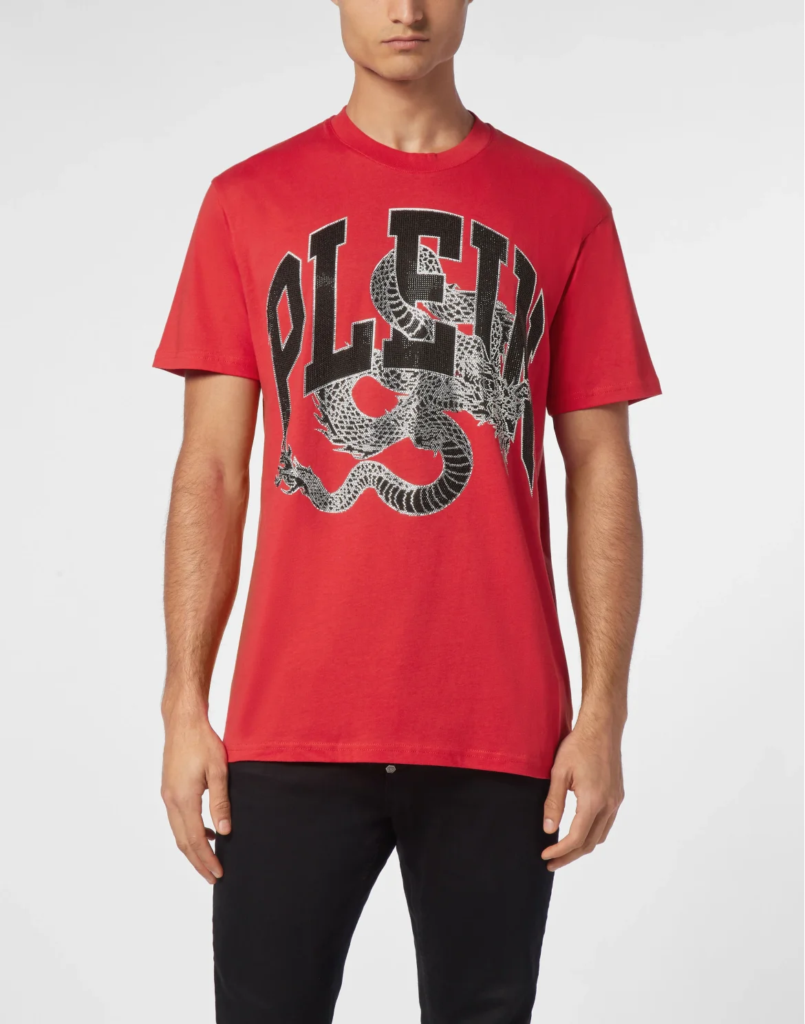 T-shirt Round Neck SS Dragon, цвет: Красный